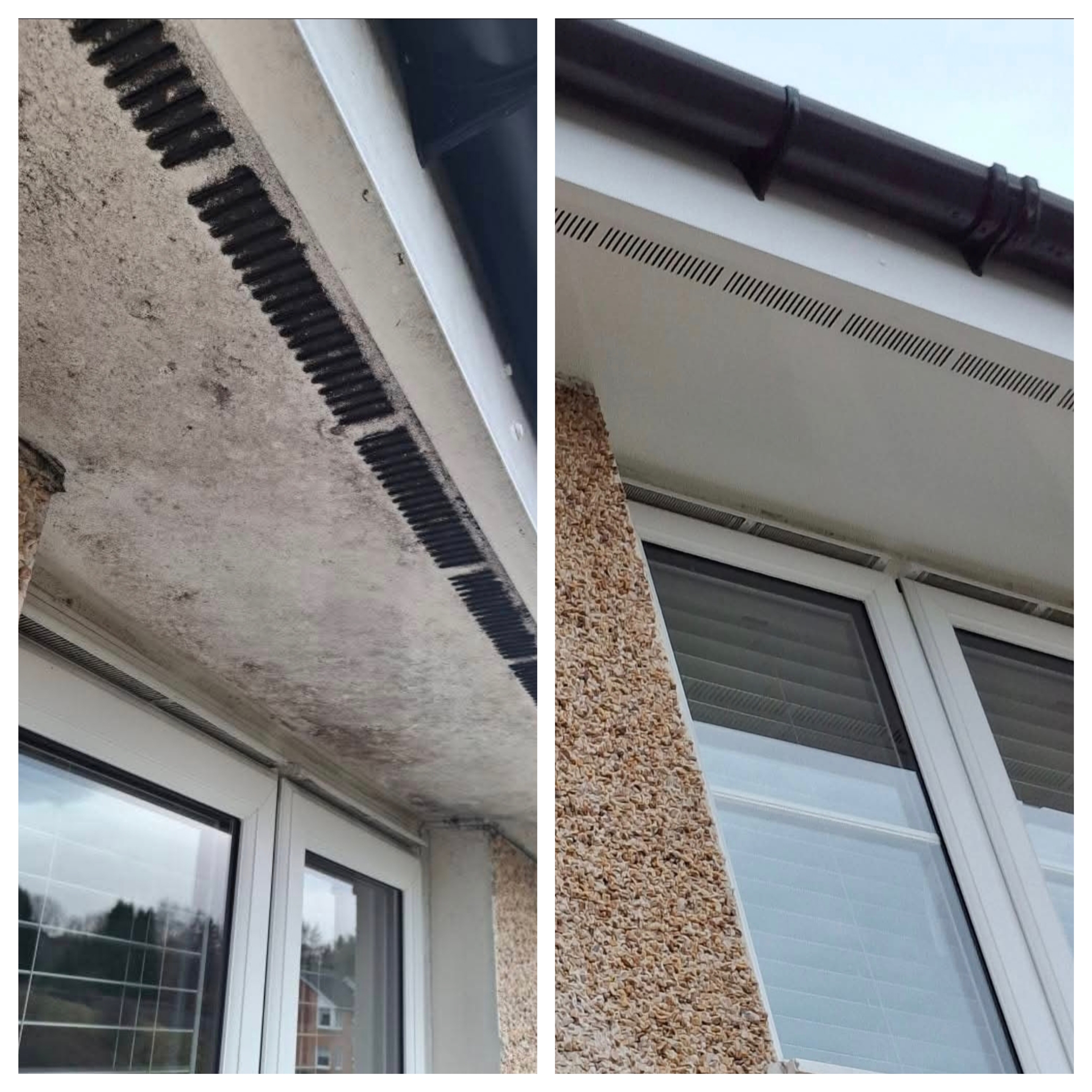 Fascia and soffit cleaning by K2 Pressure