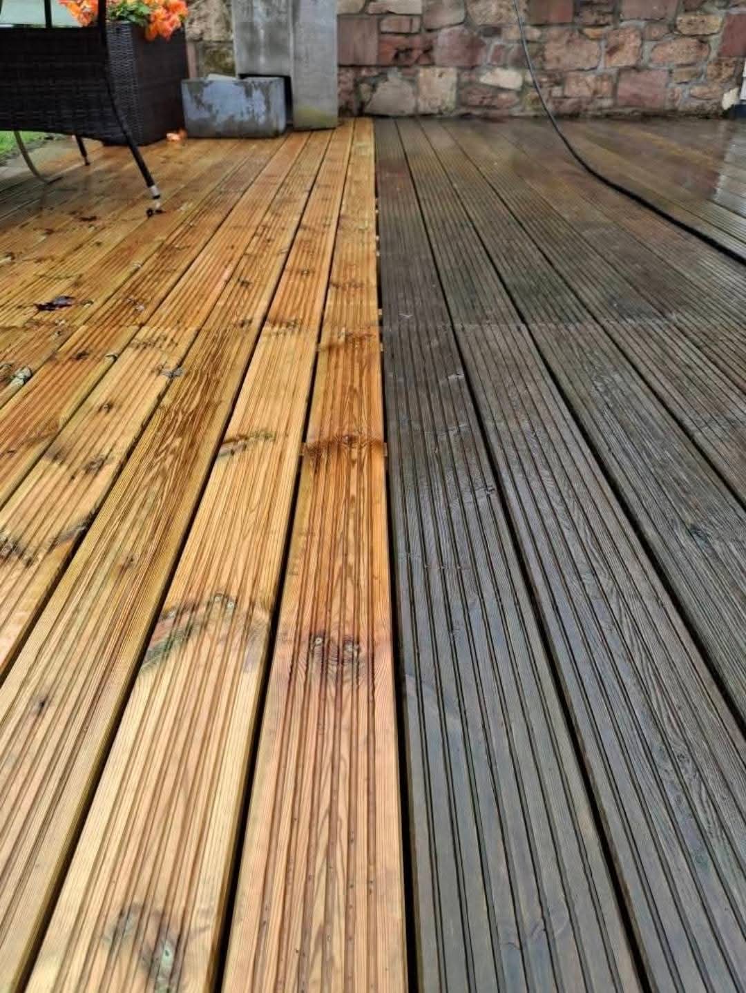 Pressure washing results by K2 Pressure