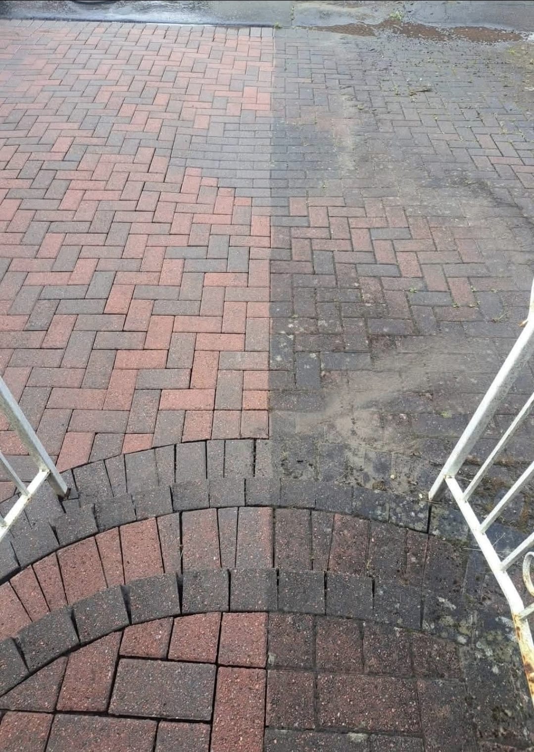 Pressure washing results by K2 Pressure