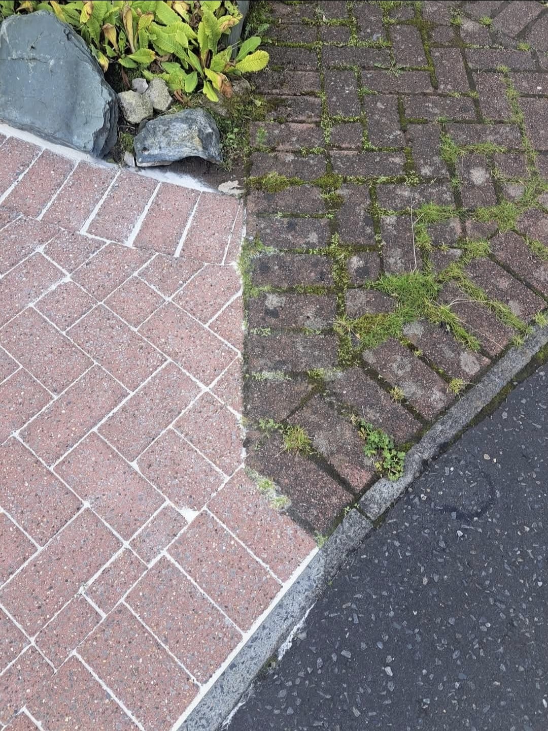 Pressure washing results by K2 Pressure